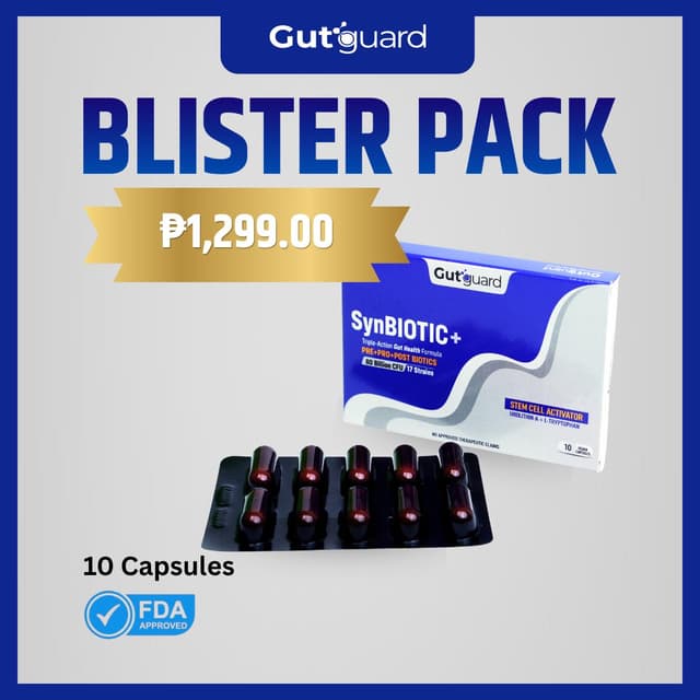 GutGuard SynBiotic+ Blister Pack Triple Biotic - Image 7