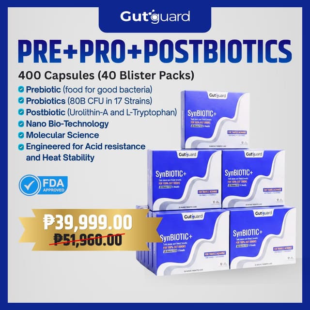 GutGuard SynBiotic+ Peak Protocol Triple Biotic
